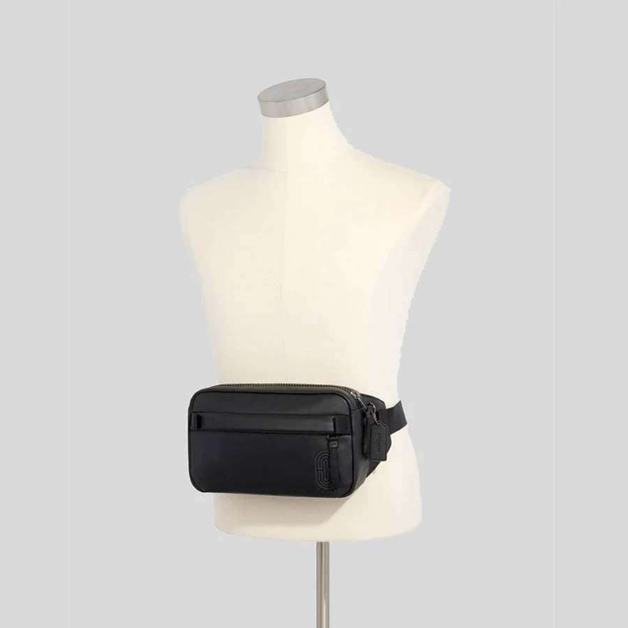 Túi Đeo Chéo Nam Coach Edge Belt Bag 89917 Màu Đen