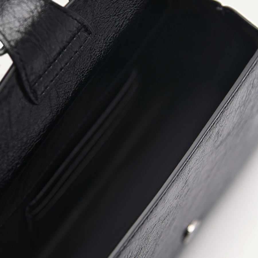 Túi Đeo Chéo Nữ Pedro Brno Top Handle Bag Black PW2-55060019 Màu Đen