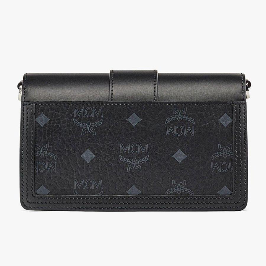 Túi Đeo Chéo MCM Tracy Crossbody In Visetos Leather Block MMWRBAWO02BK001 Màu Đen
