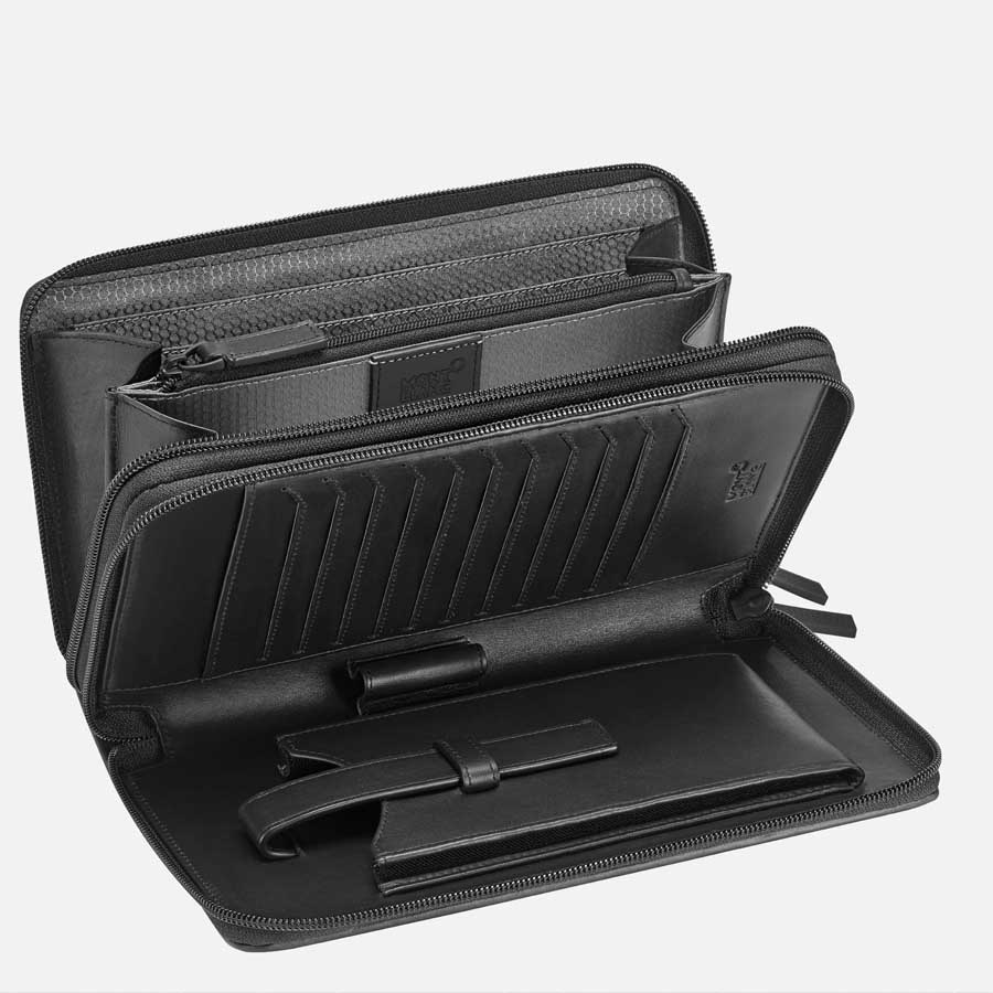 Ví Montblanc Nightflight Travel Companion Màu Đen