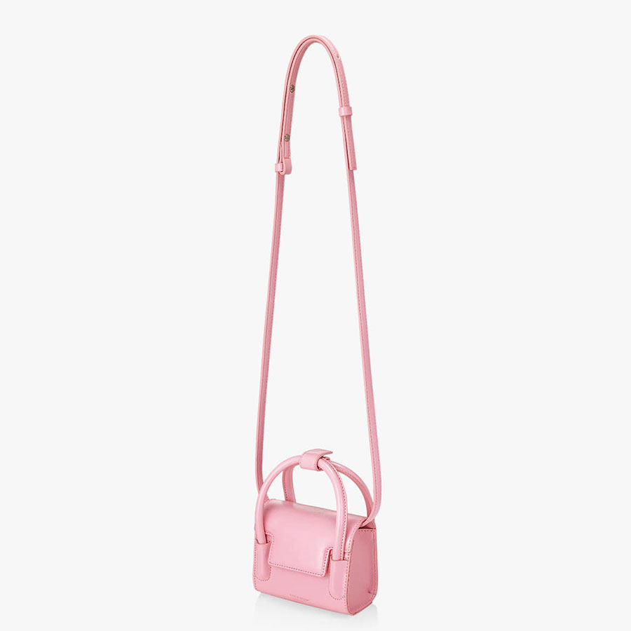 Túi Xách Tay Find Kapoor Marty Bag 12 Crinkled Pink Màu Hồng