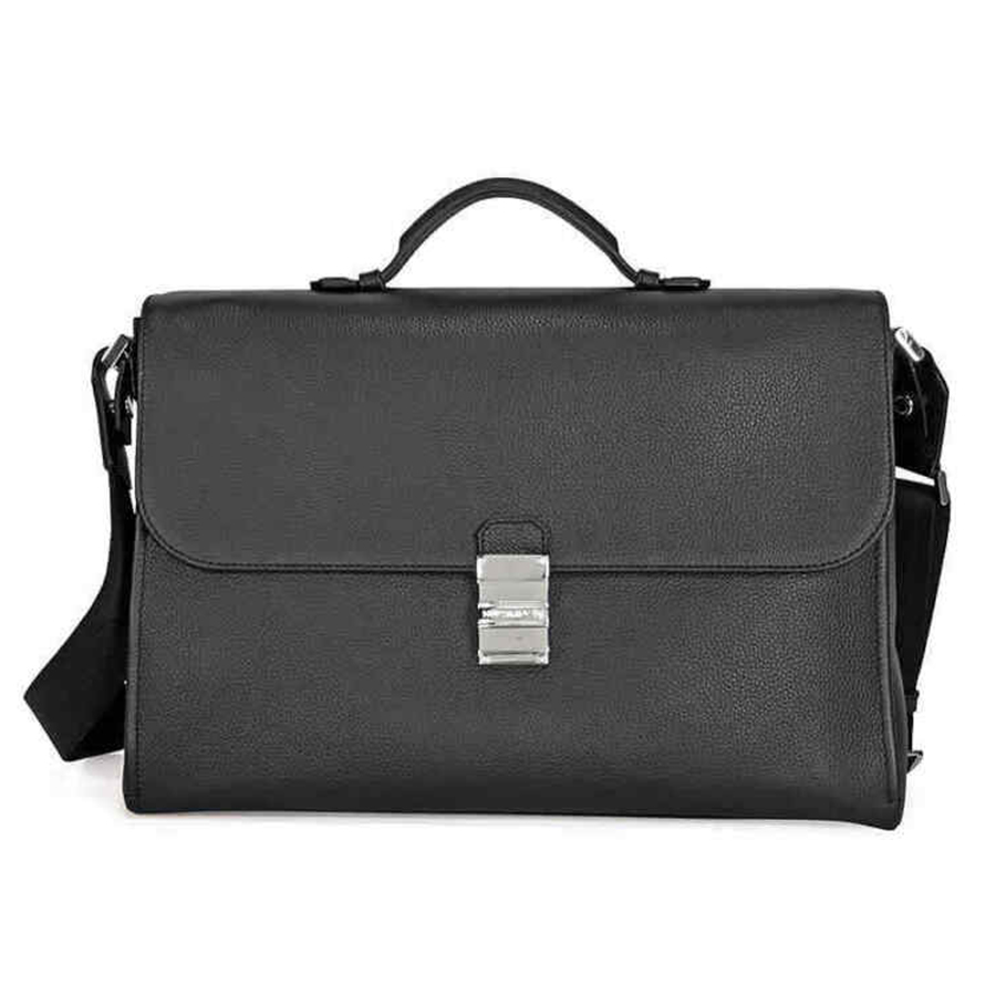 Cặp Montblanc Meisterstuck Single Gusset Briefcase 114451 Màu Đen