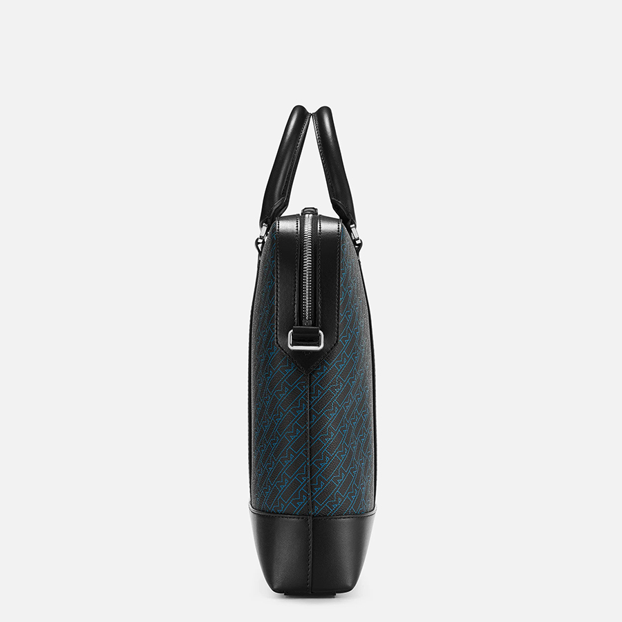 Cặp Xách Tay Montblanc M_Gram 4810 Slim Document Case Màu Đen Xanh