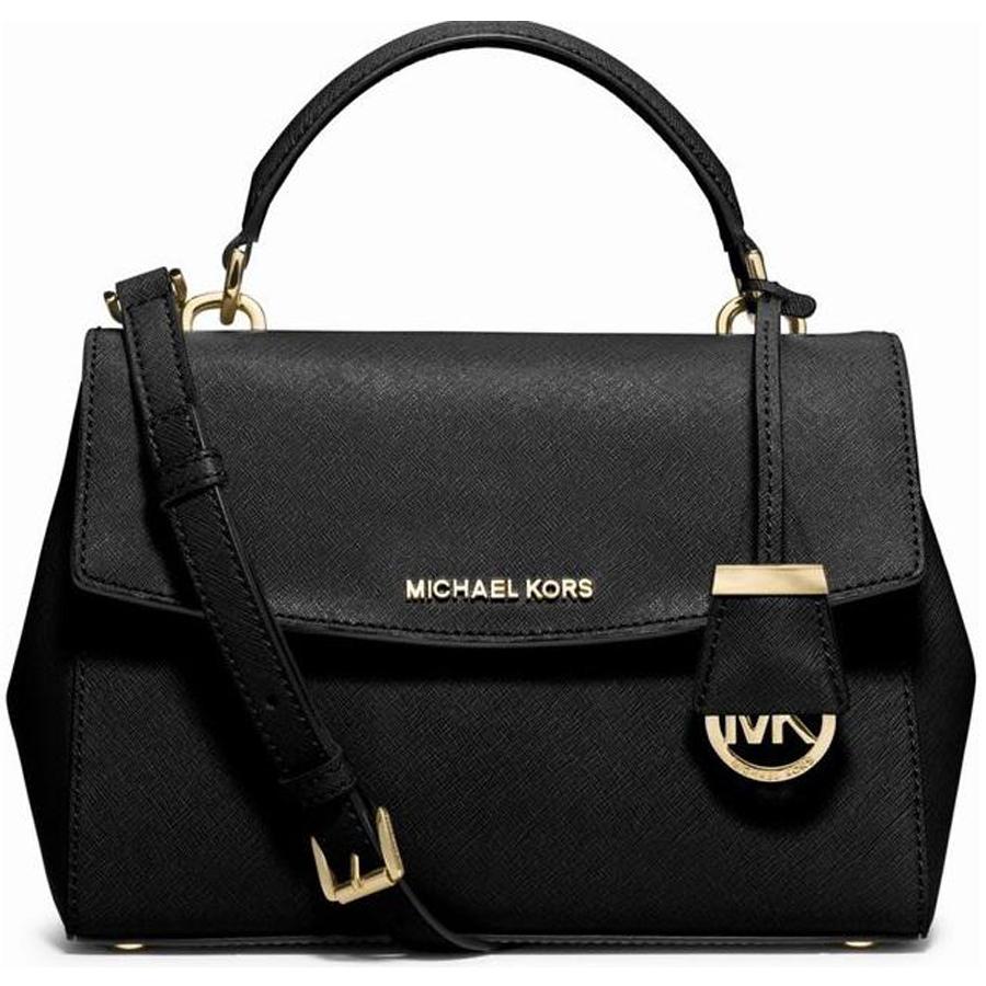 Combo Túi Michael Kors MK Ava Mini Đen + Ví Nam Tommy Hilfiger Tan H007019