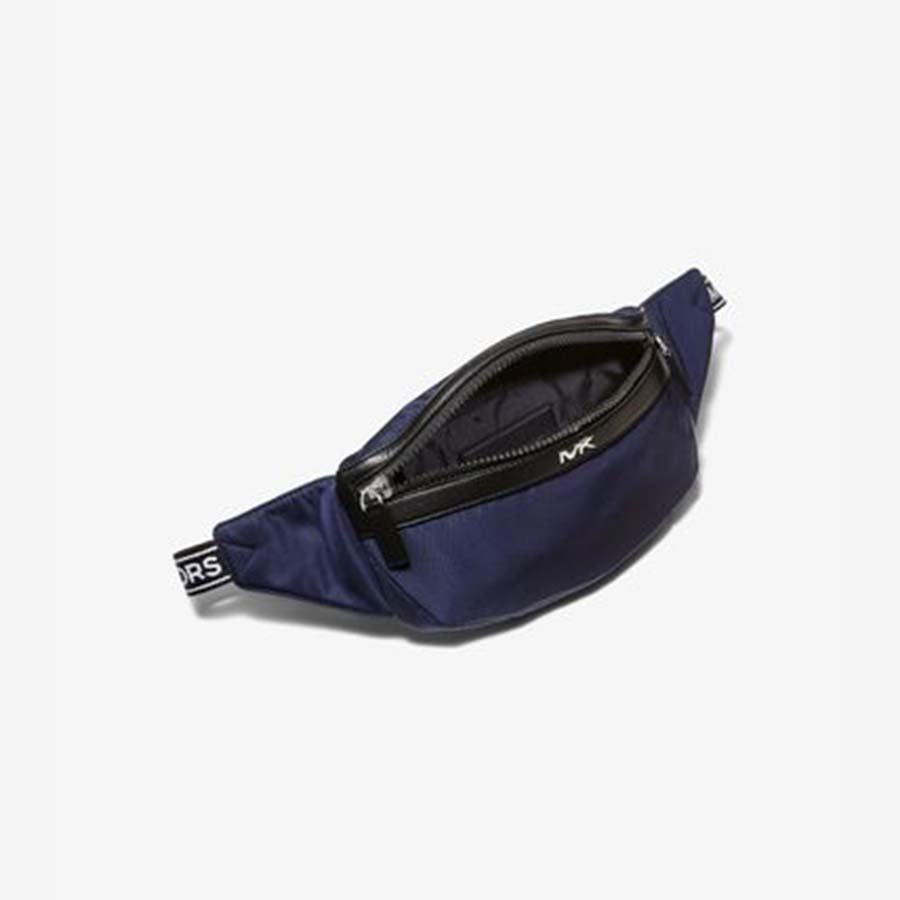 Túi Đeo Hông Michael Kors MK Crossbody Bag Nylon Street Style Belt Bags Màu Xanh Navy
