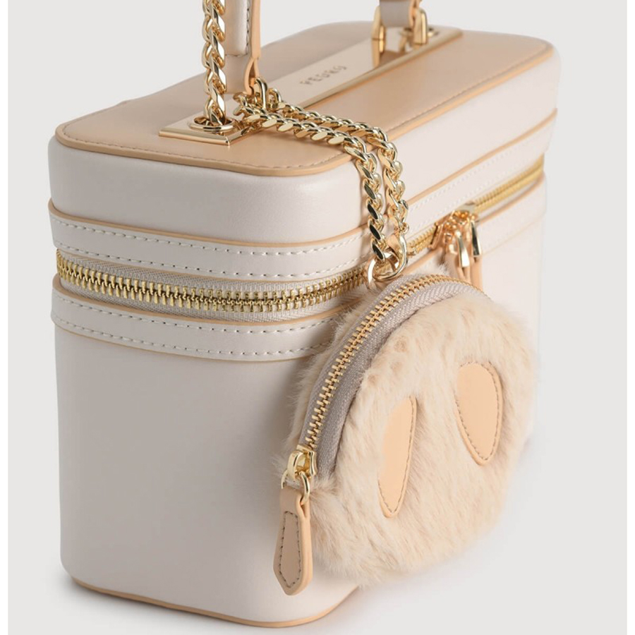 Túi Đeo Chéo Pedro Boxy Shoulder Bag PW2-76390057 Màu Trắng