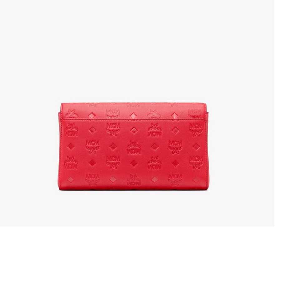 Túi Xách MCM Millie Crossbody in Monogram Leather Màu Đỏ