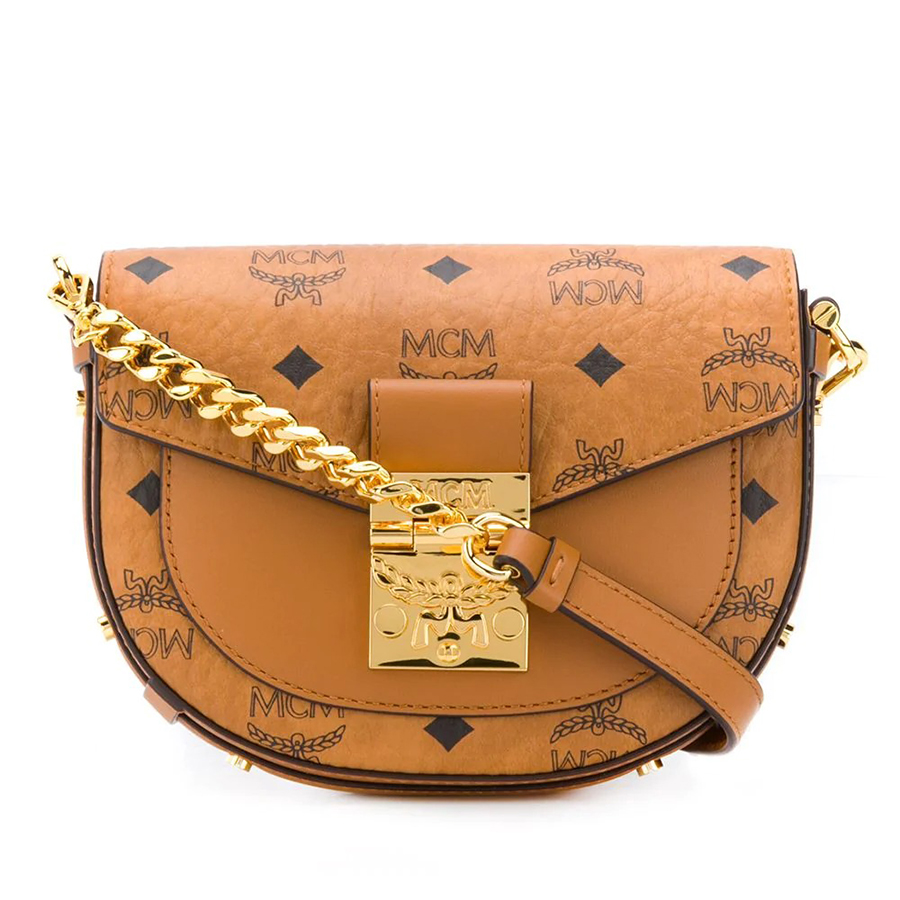 Túi Đeo Chéo MCM Patricia Visetos-Print Crossbody Bag Màu Nâu