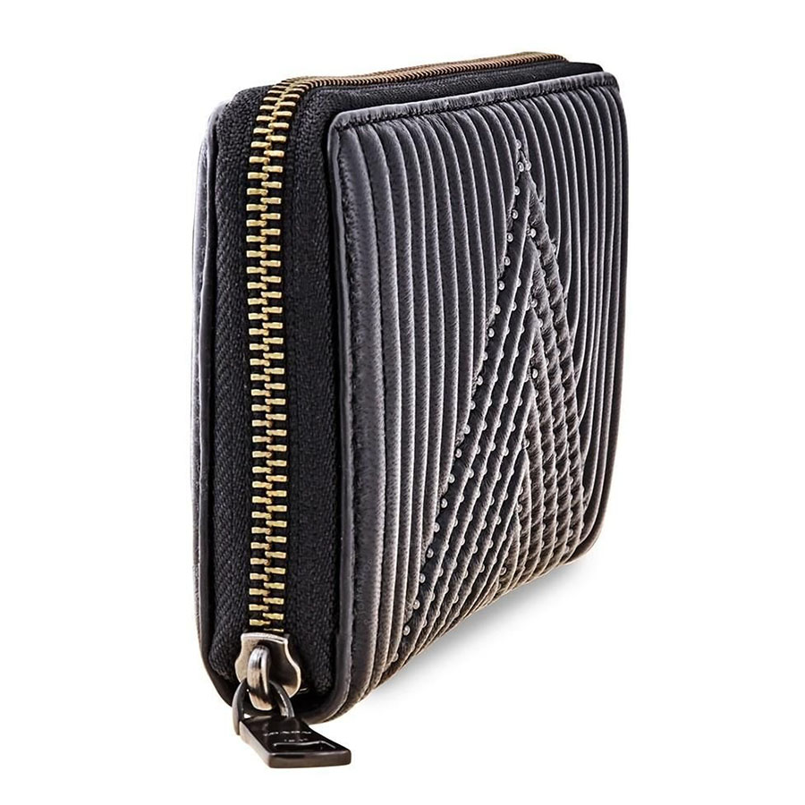 Ví Cầm Tay Nữ Coach Ladies Leather Coach 1941 Black Quilt W Riv Acc Zip Màu Đen