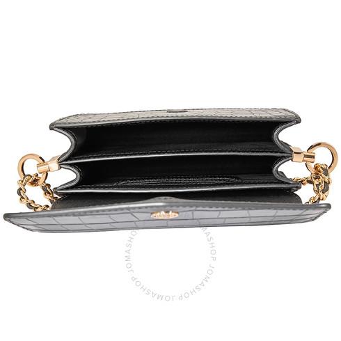 Túi Đeo Chéo Tory Burch Robinson Embossed Mini Shoulder Bag Màu Đen