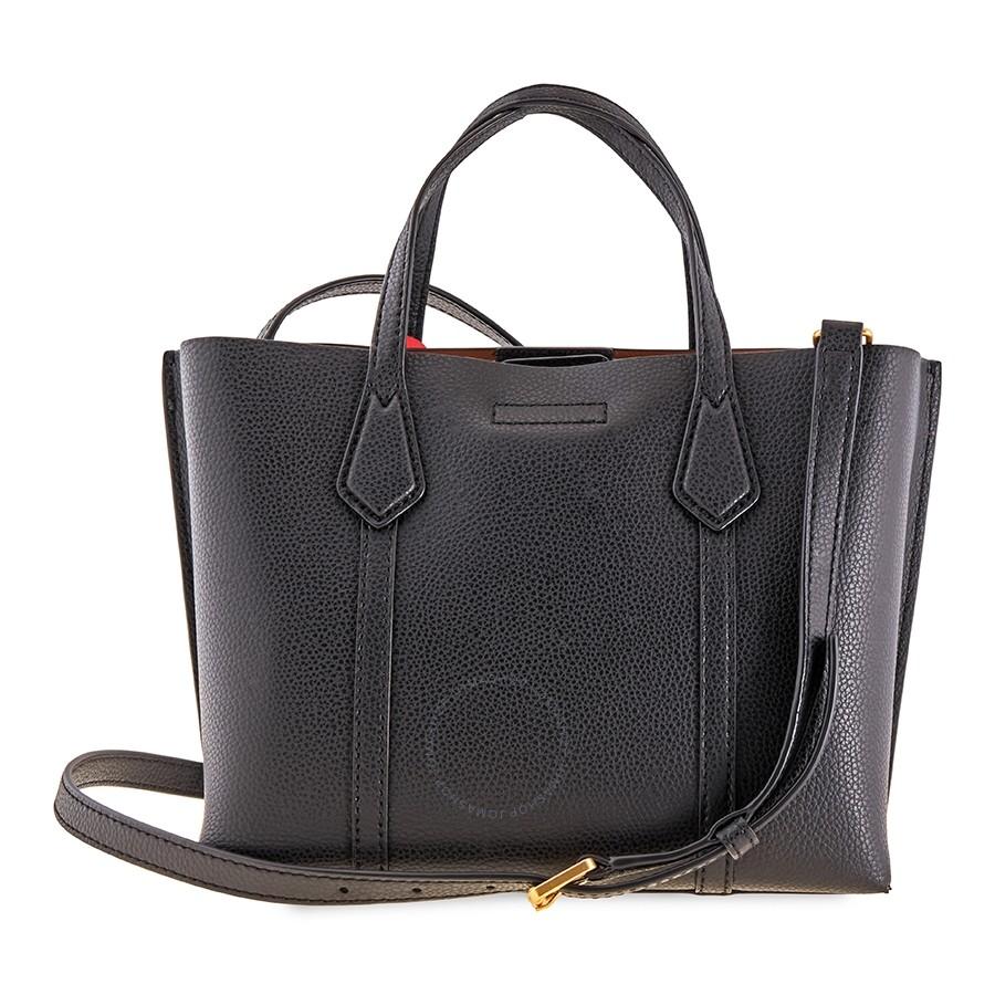 Túi Tote Tory Burch Perry Small Triple-Compartment Tote  Màu Đen