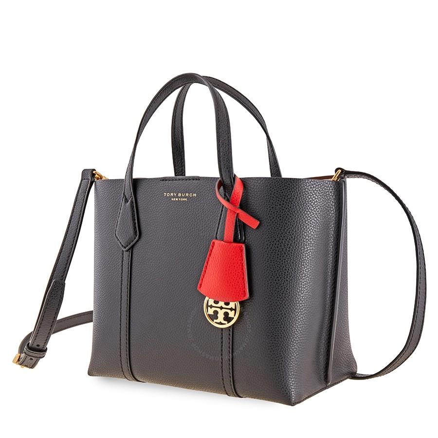 Túi Tote Tory Burch Perry Small Triple-Compartment Tote  Màu Đen