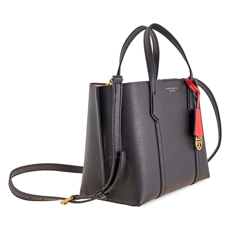 Túi Tote Tory Burch Perry Small Triple-Compartment Tote  Màu Đen
