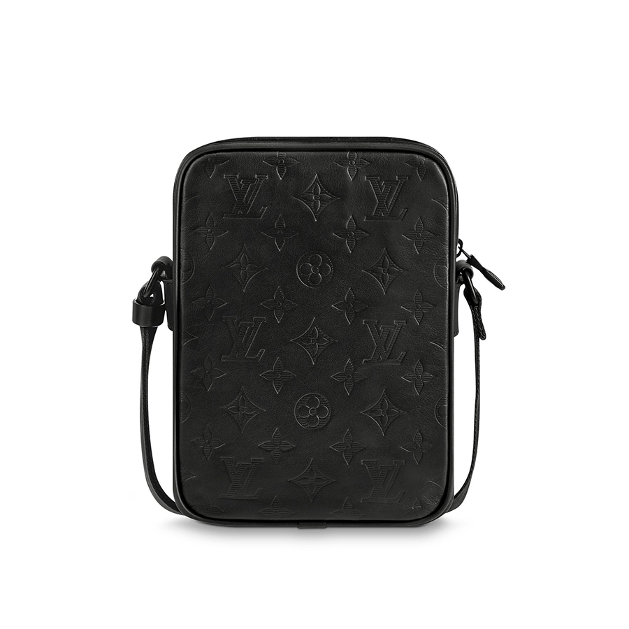 Túi Đeo Chéo Louis Nam Vuitton LV Danube Monogram Shadow Màu Đen