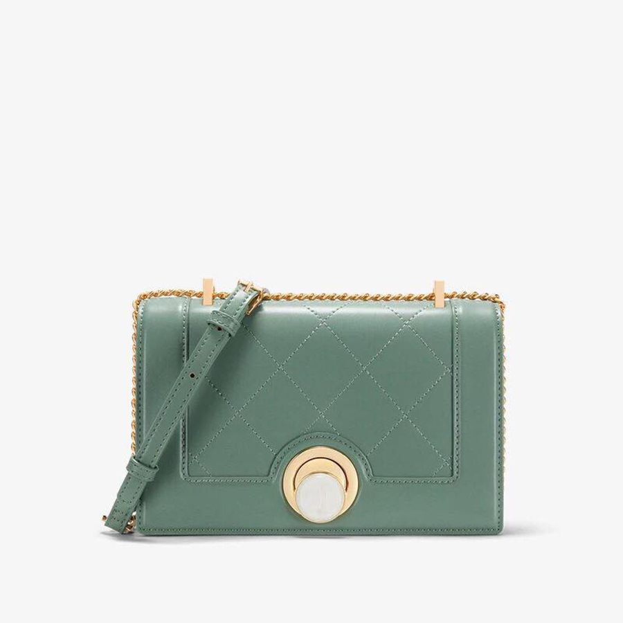Túi Đeo Vai Pedro Quilted Shoulder Bag PW2-76390043 Màu Xanh Ngọc
