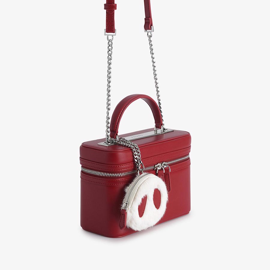 Túi Đeo Chéo Pedro Boxy Shoulder Bag PW2-76390057 Màu Đỏ