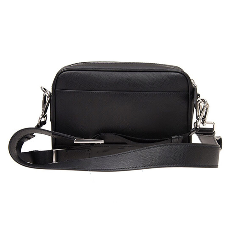 Túi Xách Prada Saffiano Leather Cross-Body Bag Màu Đen