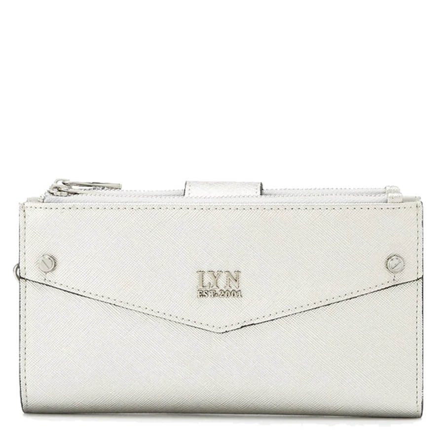 Ví Lyn Mona Wallets On Chain LL21FWF026 Màu Trắng