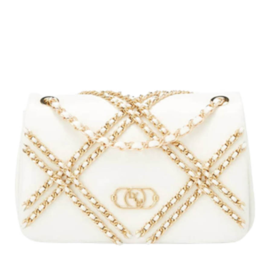 Túi Đeo Chéo Lyn Reness S Crossbody Bags LL21FBF113 Màu Trắng