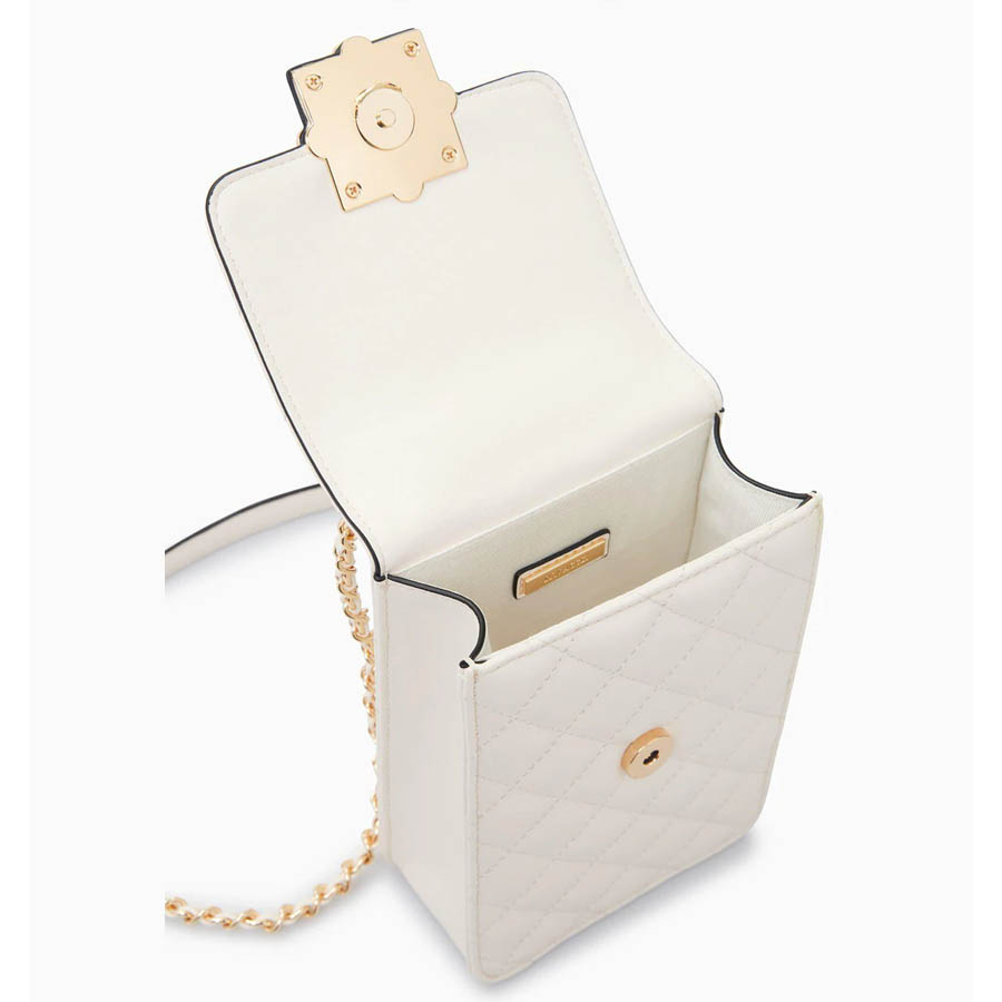 Túi Hộp Lyn Royal Mobile Pocket Wallets LL21FBF012 Màu Trắng