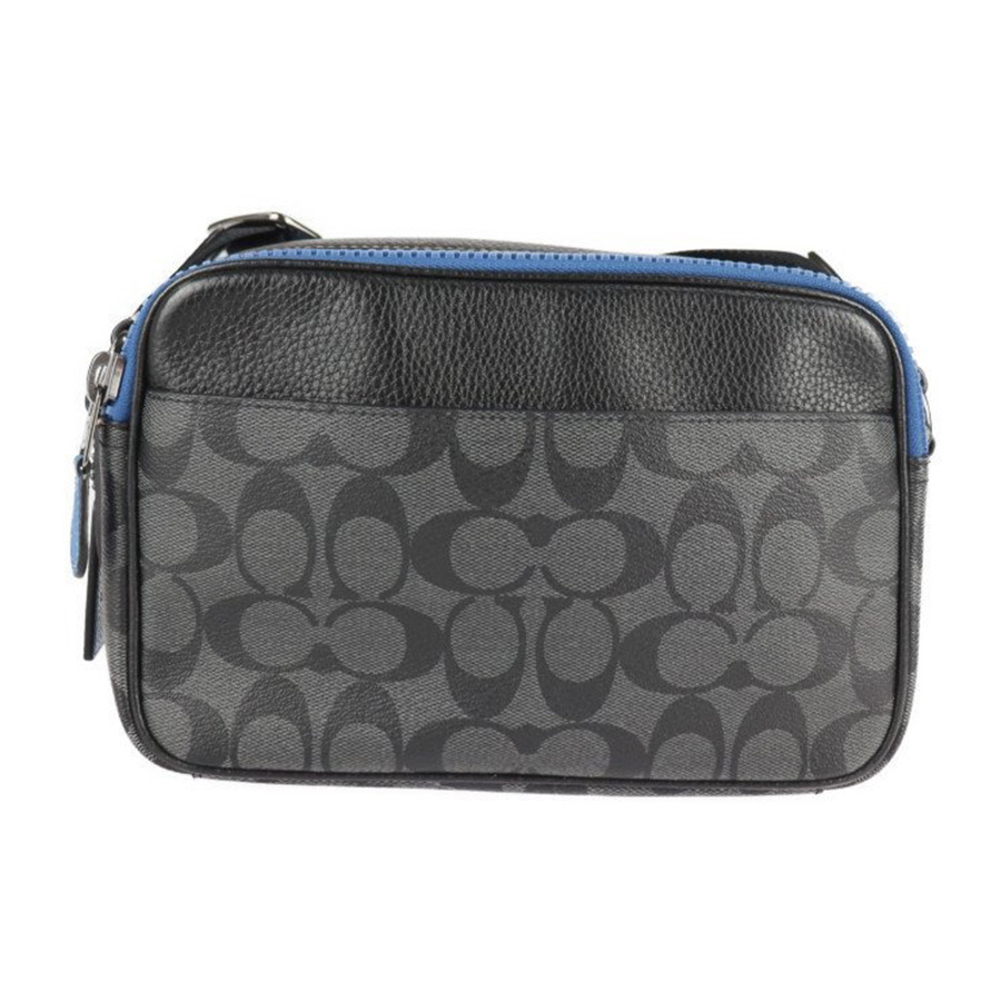Túi Đeo Chéo Nam Coach X Peanuts Graham Crossbody In Signature Canvas With Snoopy C4027 Màu Đen