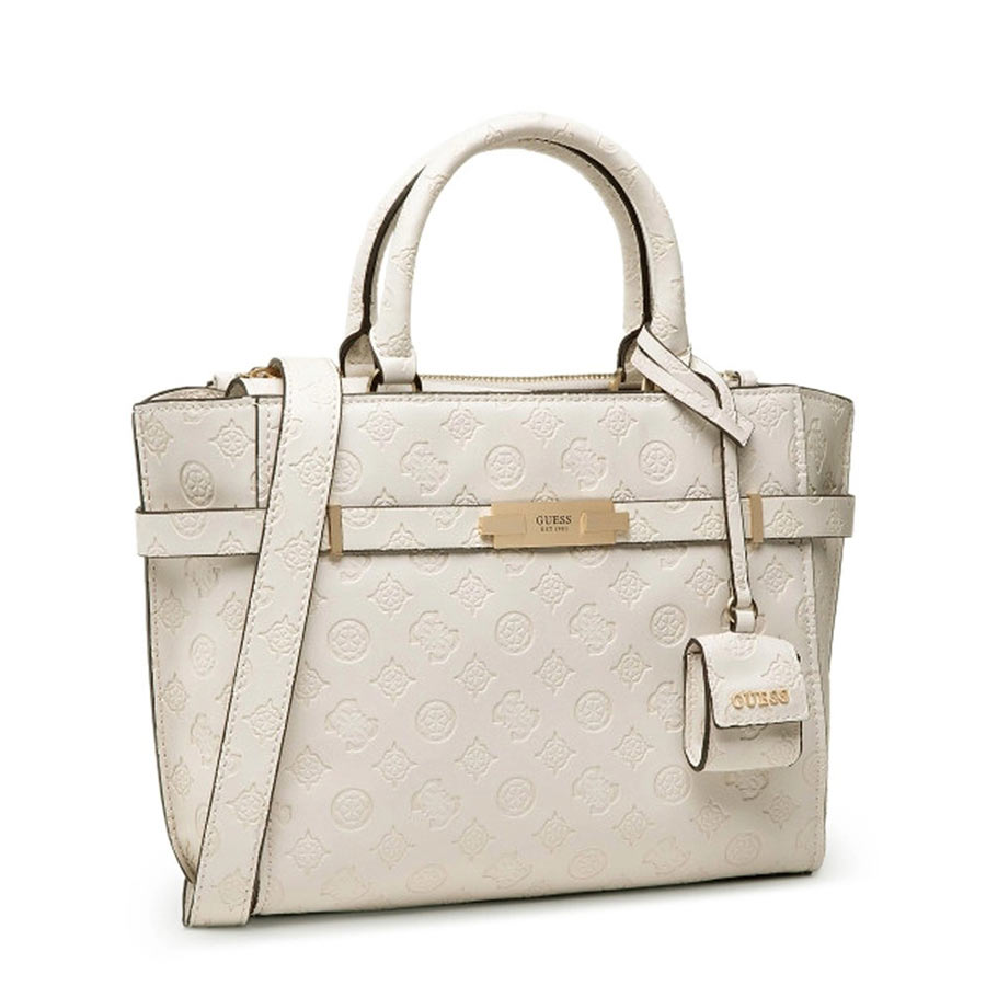Túi Tote Guess Bea Society Màu Trắng