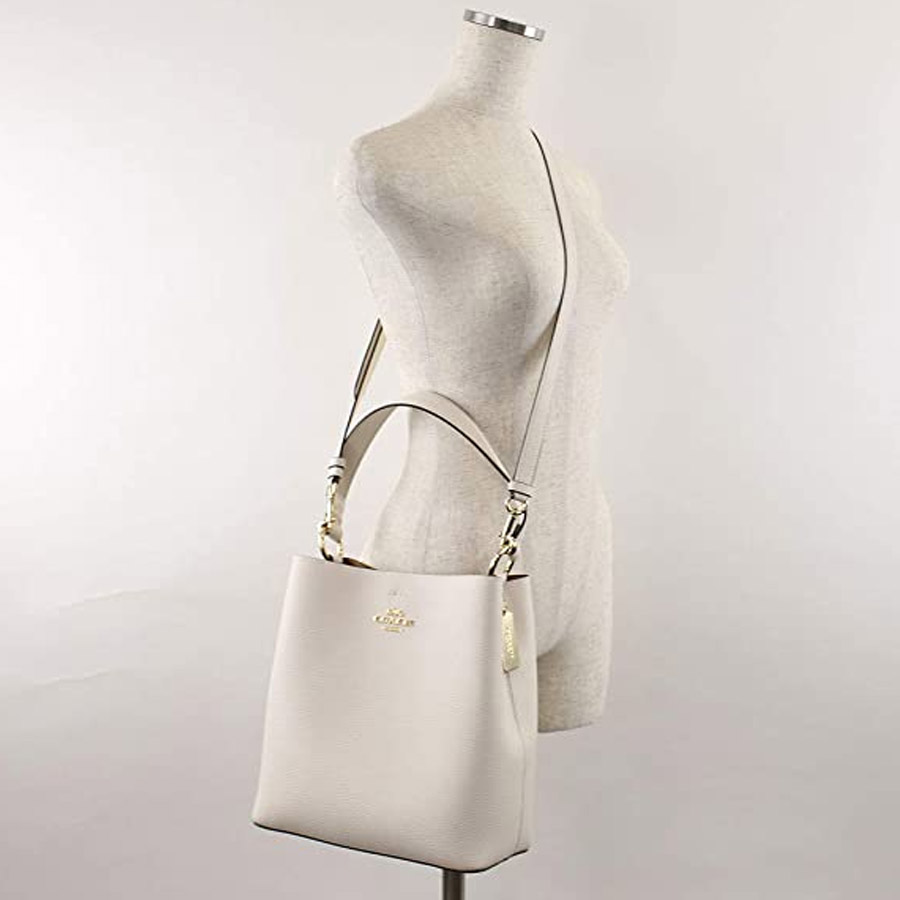 Túi Xách Coach Town 91122 Bucket Bag Chalk M Màu Trắng