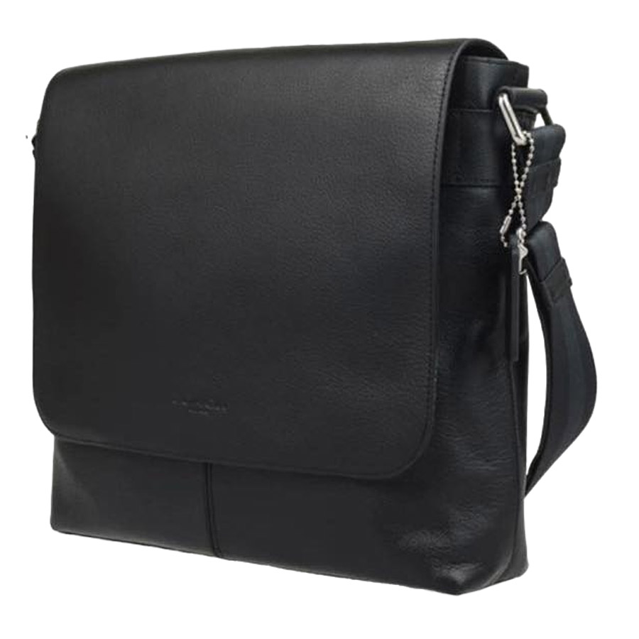 Túi Đeo Chéo Coach Nam Charles Small Messenger F28576 Màu Đen