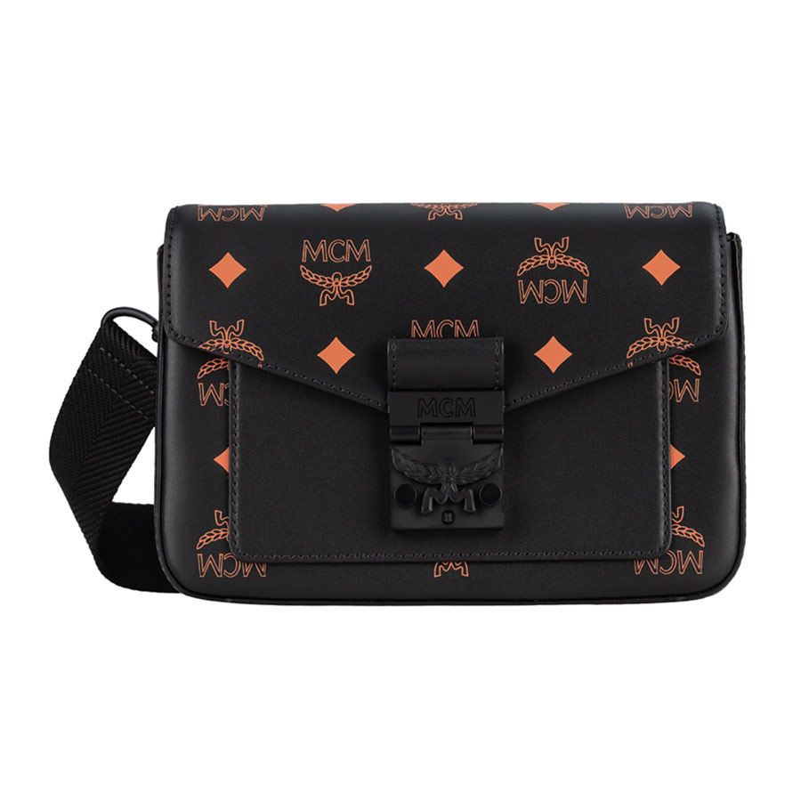 Túi Đeo Chéo MCM Color Splash Logo Crossbody MMRBASX05O9001 Màu Đen