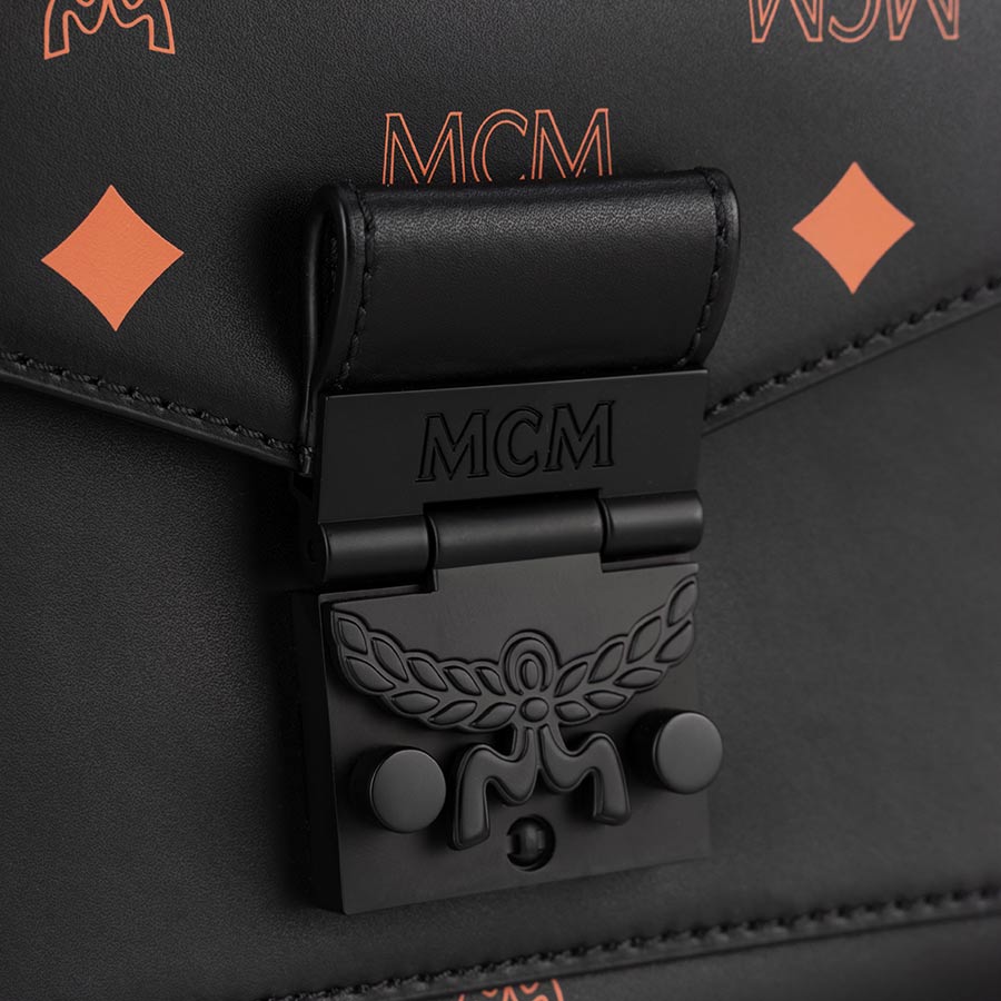 Túi Đeo Chéo MCM Color Splash Logo Crossbody MMRBASX05O9001 Màu Đen