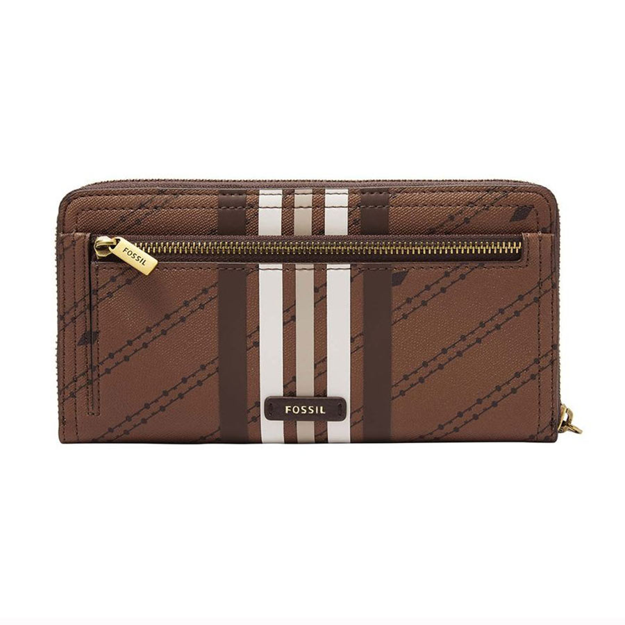 Ví Cầm Tay Nữ Fossil Logan SL7828199 Màu Nâu