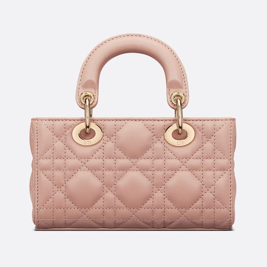 Túi Xách Tay Dior Micro Lady D-Joy Bag S0910ONGE_M49P Hồng Nhạt