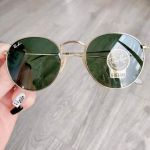 Kính mát Ray-Ban dòng kim loại tròn dáng Unisex