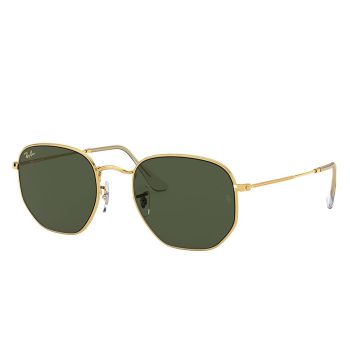 Kính Mát Rayban Hexagonal Legend Green Classic G-15 Sunglasses RB3548 919631 54 Màu Xanh Green