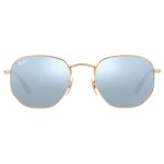 Kính Mát Rayban Hexagonal RB3548N 001/30 51 Gọng Kim Loại Màu Xám Xanh