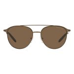 Kính Mát Nam Michael Kors MK Dark Brown Solid Pilot Men's Sunglasses MK1111 100173 54 Màu Nâu Đậm