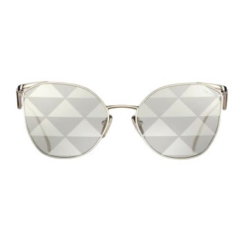 Kính Mát Prada Symbole Sunglasses SPR50Z_SZVN_FE04T_C_059 Màu Xám Vàng