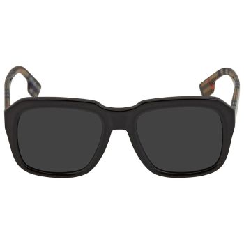 Kính Mát Burberry Dark Gray Square Men's Sunglasses BE4350 395287 55 Màu Xám Đậm