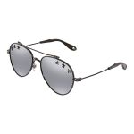 Kính Mát Givenchy Silver Mirror Aviator Unisex Sunglasses GV 7057STARS 0807/DC 58 Màu Bạc