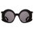 Kính Mát Kuboraum Maske Sunglasses R4 BS Màu Đen Xám