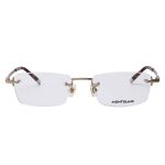 Kính Mắt Cận Montblanc MB0132O 003 54-19 Màu Vàng Nâu