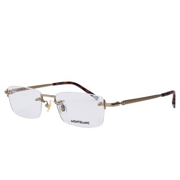 Kính Mắt Cận Montblanc MB0132O 003 54-19 Màu Vàng Nâu