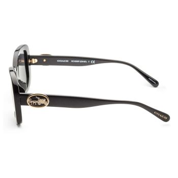 Kính Mát Coach Fashion Women's Sunglasses HC8330F-500287-56 Màu Đen Xám