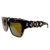 Kính Mát Versace Havana Gọng Xích Mix Charm Medusa Màu Đen