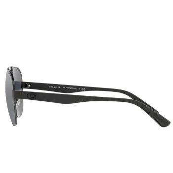 Kính Mát Coach Men Fashion Matte Gunmetal Sunglasses HC7121-938187-58 Màu Xám Đen
