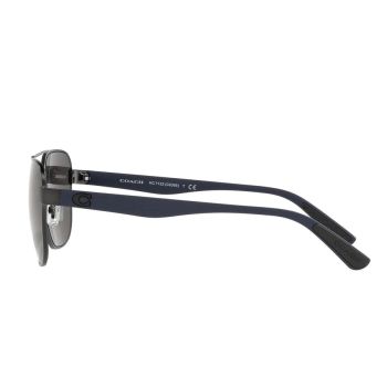 Kính Mát Coach Men Fashion Matte Sunglasses HC7122-938187-58 Màu Xám Đen