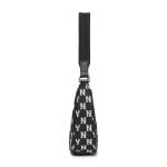 Túi Xách MLB Monogram Jacquard Hobo New York Yankees 3ABQS012N-50BKS Ss2022 Màu Đen