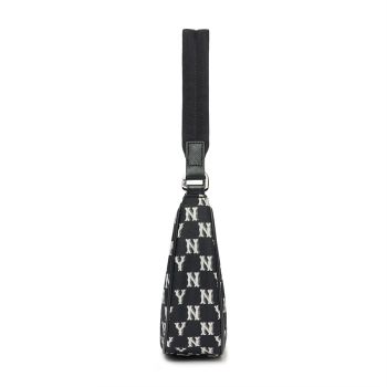 Túi Xách MLB Monogram Jacquard Hobo New York Yankees 3ABQS012N-50BKS Ss2022 Màu Đen