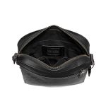 Túi Coach Nam Houston Flight Bag In Signature Canvas Charcoal Màu Đen