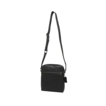 Túi Coach Nam Houston Flight Bag Leather Black Màu Đen